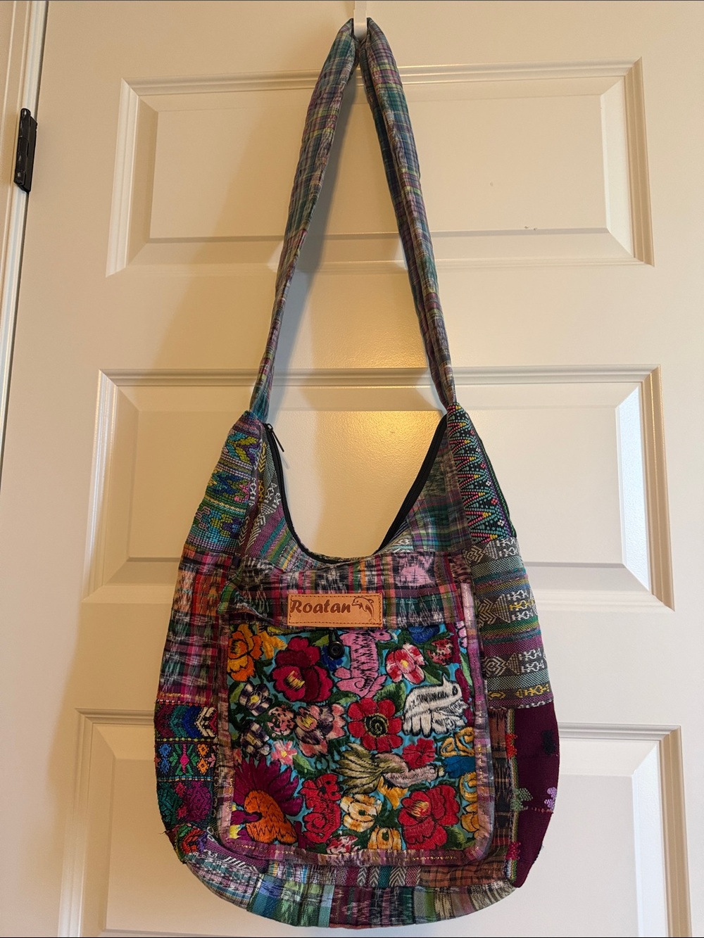 Multicolor Patchwork crossbody bag NWOT
